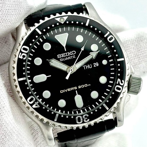 Seiko 7n36 7a00 diver watch - seiko,