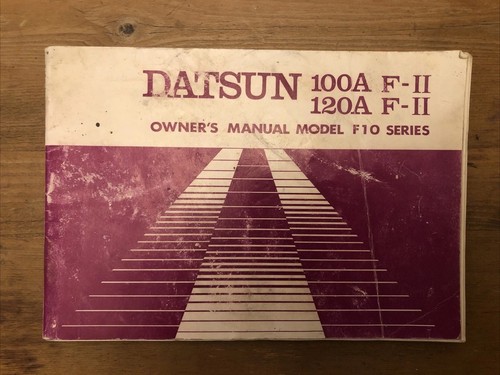 Datsun 100a 1200a - 100a, owners