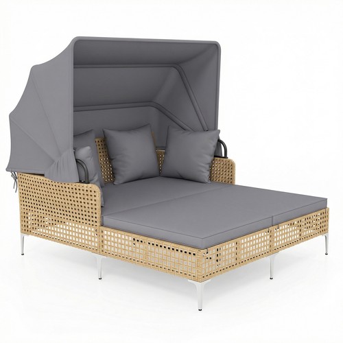 Costway outdoor daybed - outdoor, pe