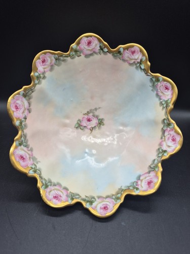 Antique limoges porcelain rose - antique,
