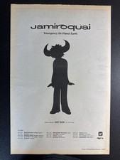 JAMIROQUAI - EMERGENCY ON PLANET EARTH| 15X11" 1993 PRESS ADVERT / POSTER L472