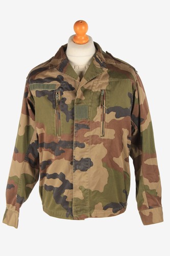 Army jacket vintage button - button, up