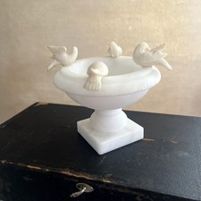 Rare Alabaster Bird Bath Four