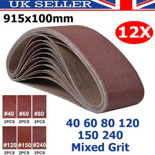 12PCS 100 x 915mm Sanding