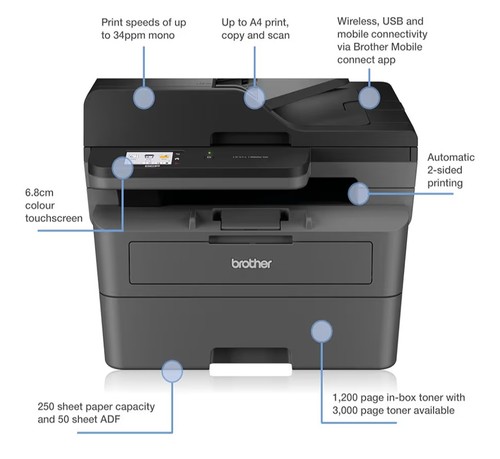 Brother dcp l2660dw - brother, dcp-l2660dw