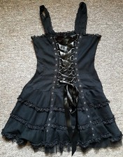 Hell Bunny Black Harley Corset