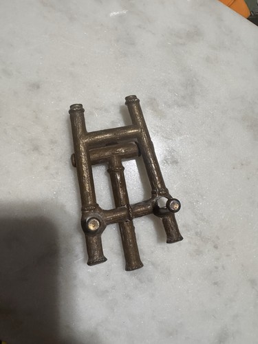 Miniature brass easel antique - miniature,