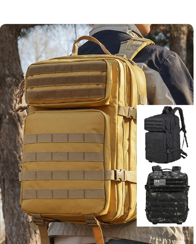 50l large tactical backpack - 50l,