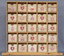Beautiful, hand-finished Wooden Advent Calendar