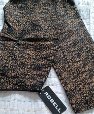 Robell Marie Metallic Evening Trousers, Size 12, New