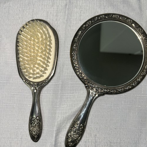 Vintage silver plated repousse - silver,