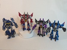 Transformers Deluxe Class Skywarp, Thundercracker & Starscream Lot & Soundwave 