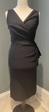 stop staring black pencil dress XL 14 UK pin up