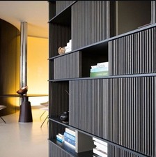 Poltrona Frau Lloyd Bookcase Wall Unit Sideboard, Tall Cabinet, Credenza 280cm