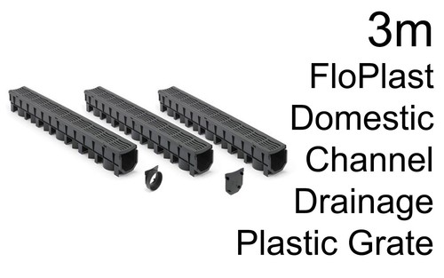 Channel drainage floplast - 3m,