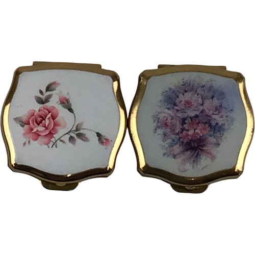 Vintage stratton floral enamel - vintage,