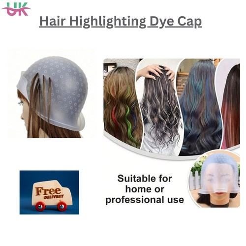 Hair highlighting dye - highlighting, cap
