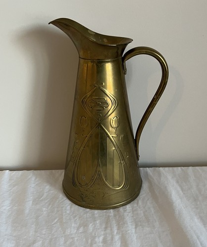 Antique vintage brass sankey - j,