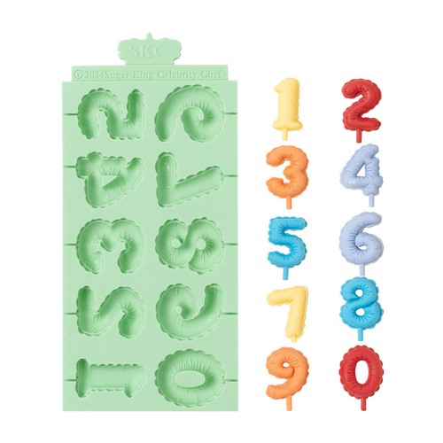 Numbers fondant mould diy - 0-9,