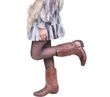 Loblan Rustic Leather Boots Men 43 9 10 Biker Motorcycle Western cowboy vintage