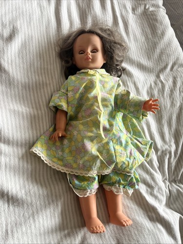 Vintage speaking doll with - doll,