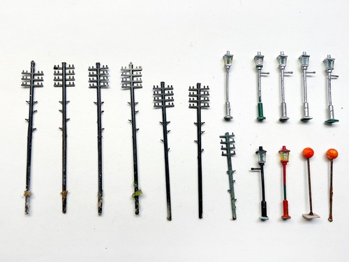 Gauge telegraph poles and - oo,
