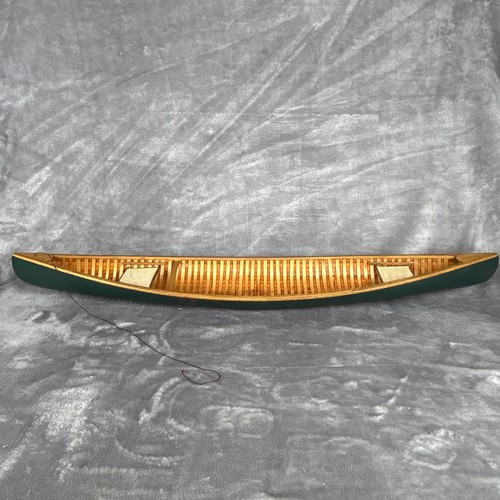 Large wooden model canoe - large,