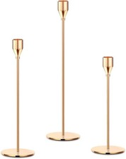 Gold Taper Candle Holders