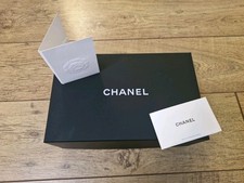 Chanel Empty Black Storage Gift Box Small 30cm×18cm×11cm, Receipt Holder 