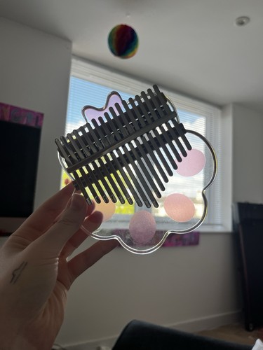 Kawaii glass cat paw kalimba - ,