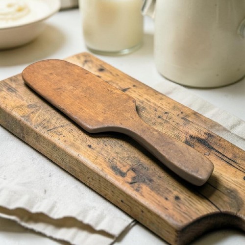 Primitive butter paddle - paddle, 9.75"