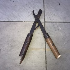 Vintage Antique garden farm long lopper tool needs handles