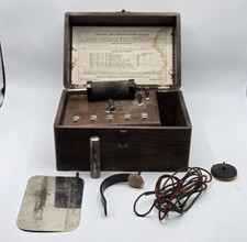 Antique Two Cell Faradic Battery Medical Quackery, Brooklyn Medical Instrument