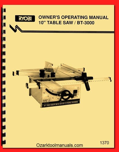 Ryobi 3000 benchtop - ryobi 10",