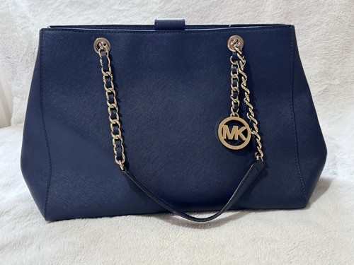 Michael kors navy blue tote - michael,