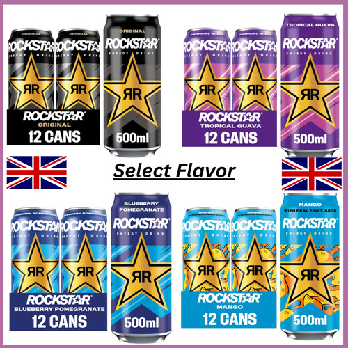 Rockstar energy drink - rockstar, pack