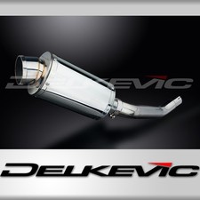 KAWASAKI ZX6R NINJA 636 2003-04 225mm OVAL STAINLESS SILENCER EXHAUST KIT