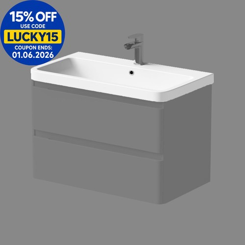 Bathroom 800mm wash basin sink - 800mm,