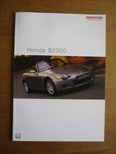 Honda S2000 UK Sales Brochure