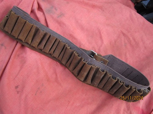 Vintage leather cartridge - leather,