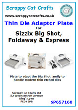 Sizzix Big Shot Thin Die Adapter by Scrappy Cat Crafts : SP657160  1