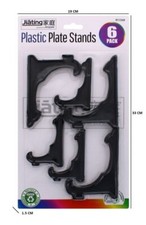 6pcs Plastic Plate Stand Set