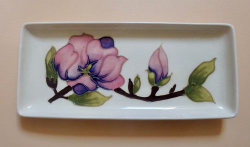Moorcroft magnolia rectangular - moorcroft,