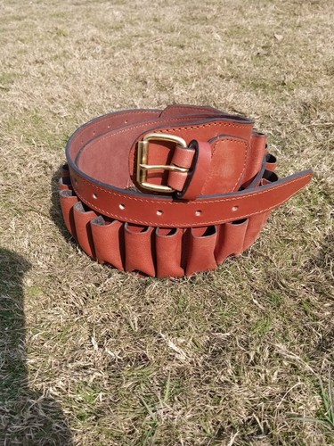 Leather cartridge belt - cartridge, full