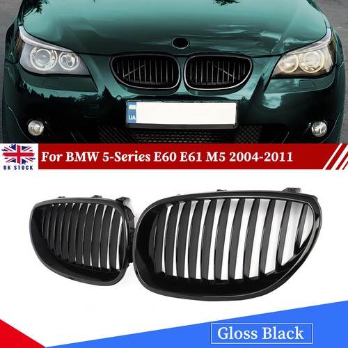 Single slat gloss black - black, kidney