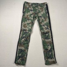 Smoke Rise Pants Mens 34x34 (fits 32x31) Camouflage 5-Pocket Military Woodland