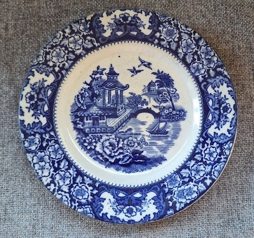 Olde alton ware england - blue, &