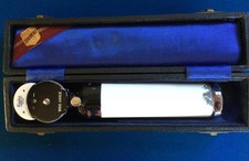 Vintage Leather Cased Keller A.24.002 Wide Angle Ophthalmoscope UNTESTED