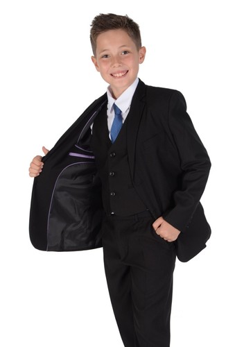 Boys black suit piece - boys,