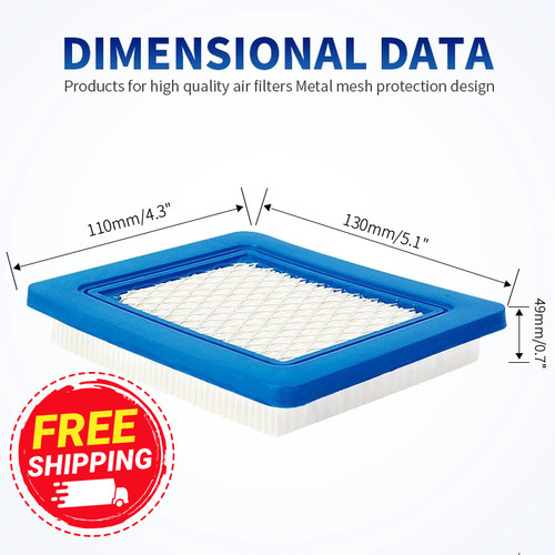 Pcs air filter - air, briggs